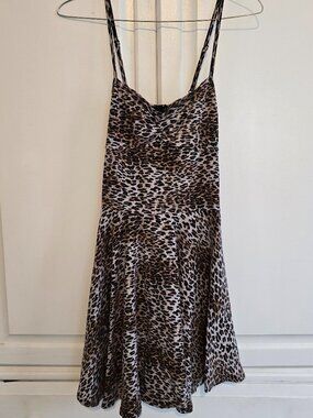 bycorpus Animal Print Dress, Size Small